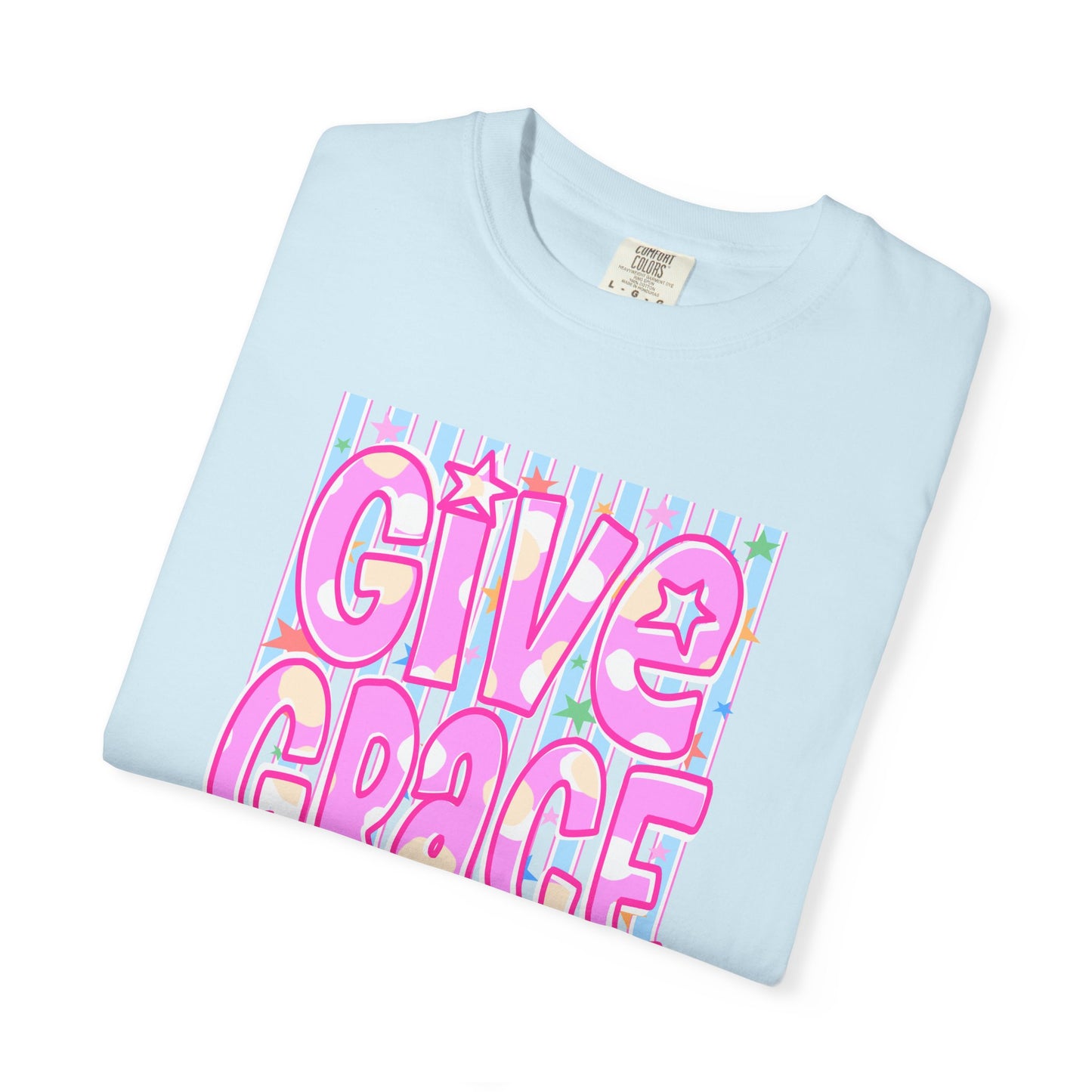 Give Grace T-Shirt — Pastel Retro Graphic Tee