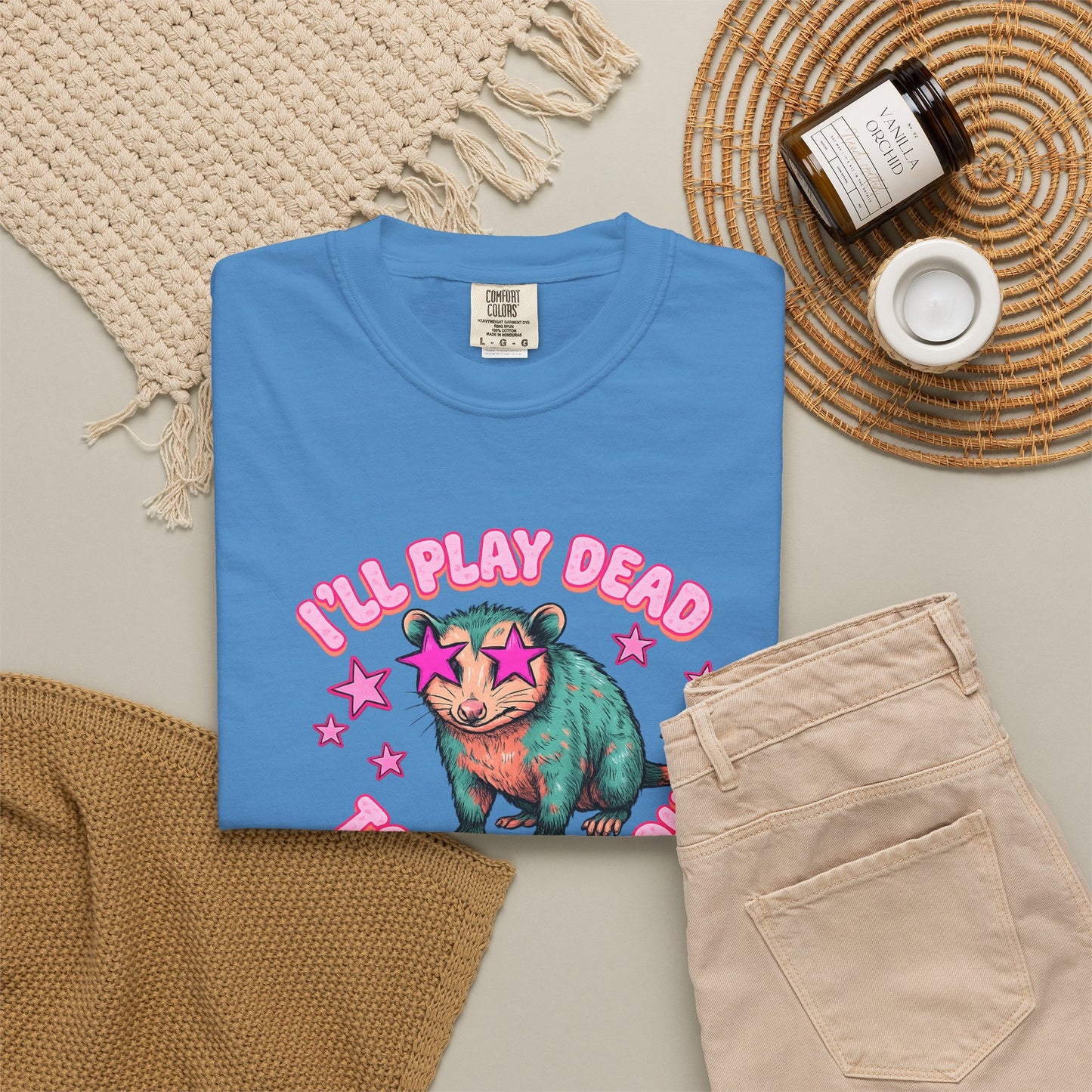 Funny Cat T-Shirt — "I'll Play Dead to Avoid You" Cute Sarcastic Graphic Tee