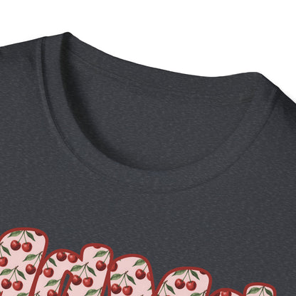 Mama Floral Band T-Shirt — Cute Mom Shirt with Pink Flower Pattern