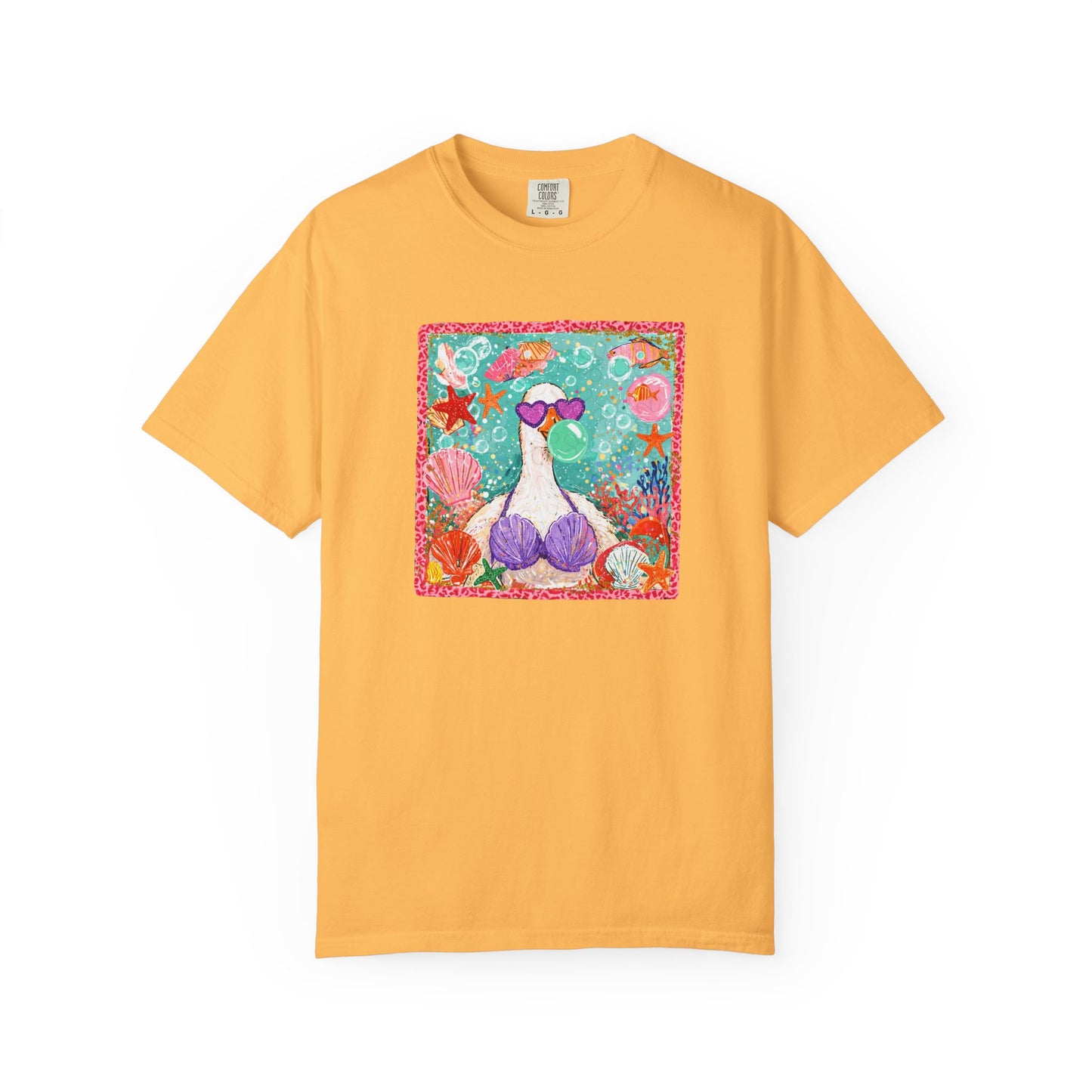 Goose in Bikini Beach T-Shirt — Cute Retro Seaside Graphic Tee