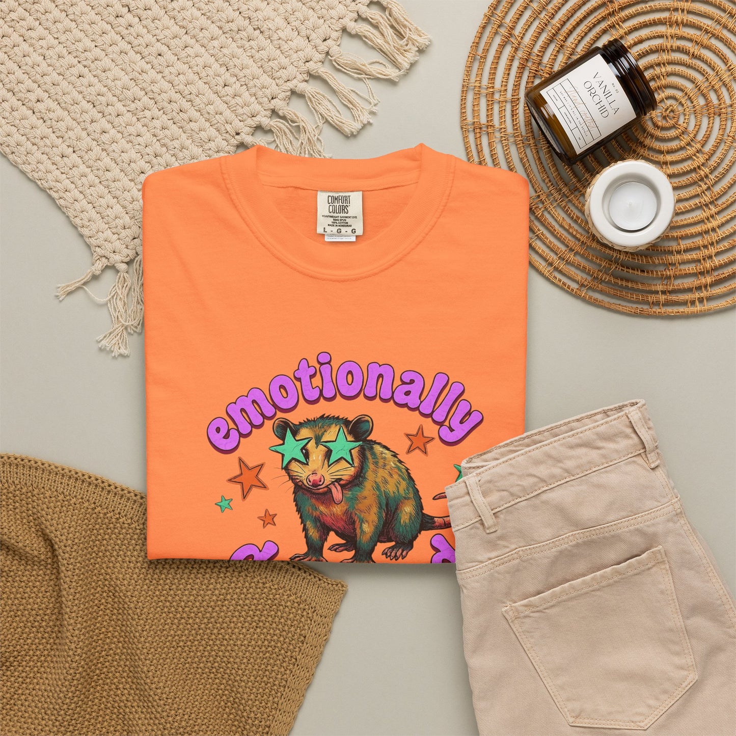 Emotionally Deceased T-Shirt — Vintage Cat Graphic Tee
