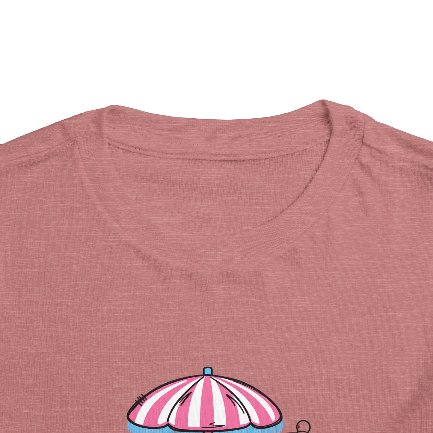 Toddler Tee — Cute Beach Umbrella & Sand Pail Design