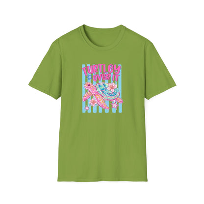 T-Shirt — "Turtley Loved It" Colorful Sea Turtle Graphic Tee