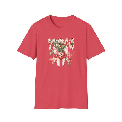 Strawberry Vibes T-Shirt — Retro Stars & Heart Graphic