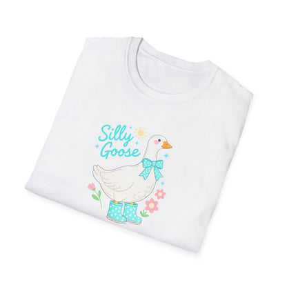 Silly Goose T-Shirt — Cute Duck Illustration Tee for Kids & Animal Lovers