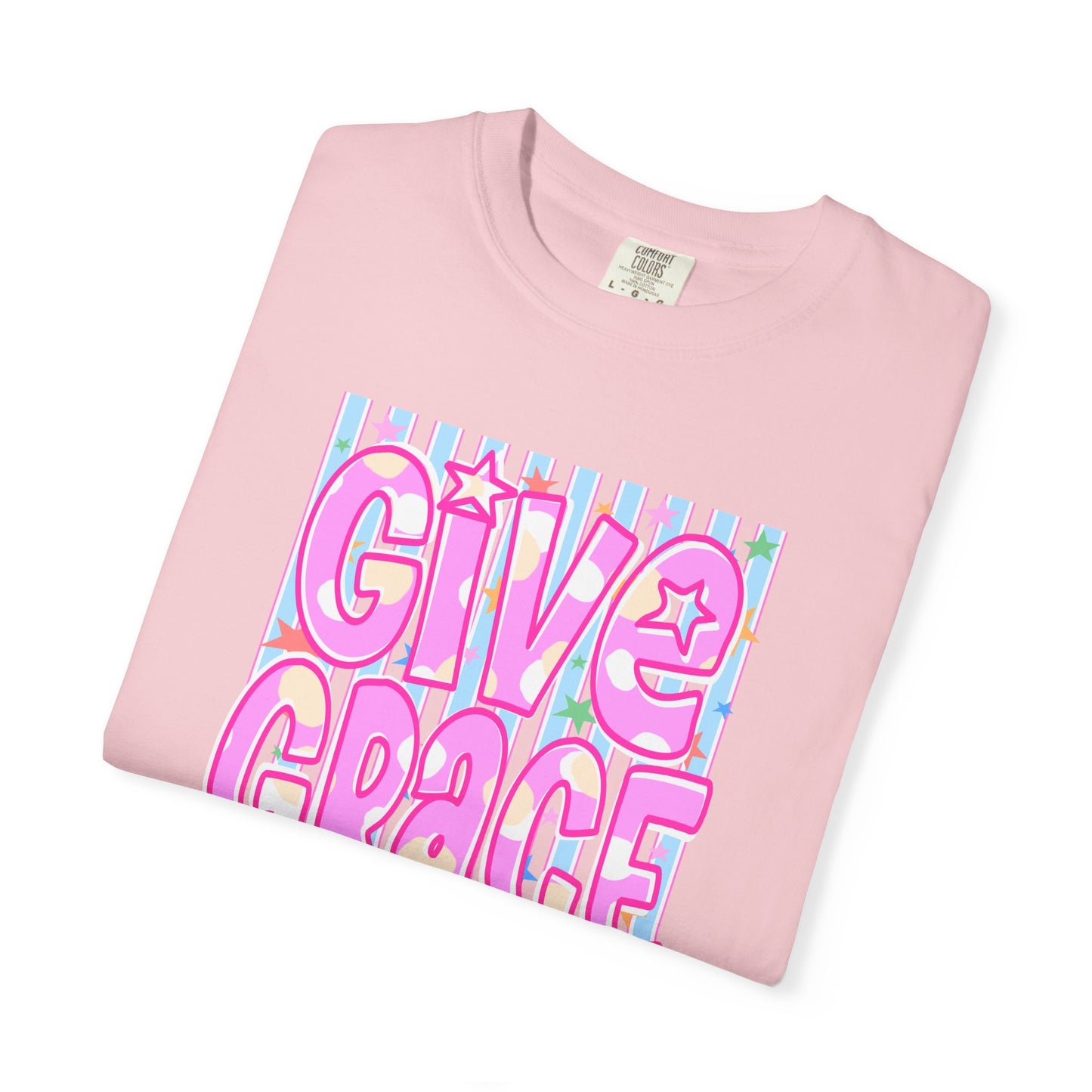 Give Grace T-Shirt — Pastel Retro Graphic Tee