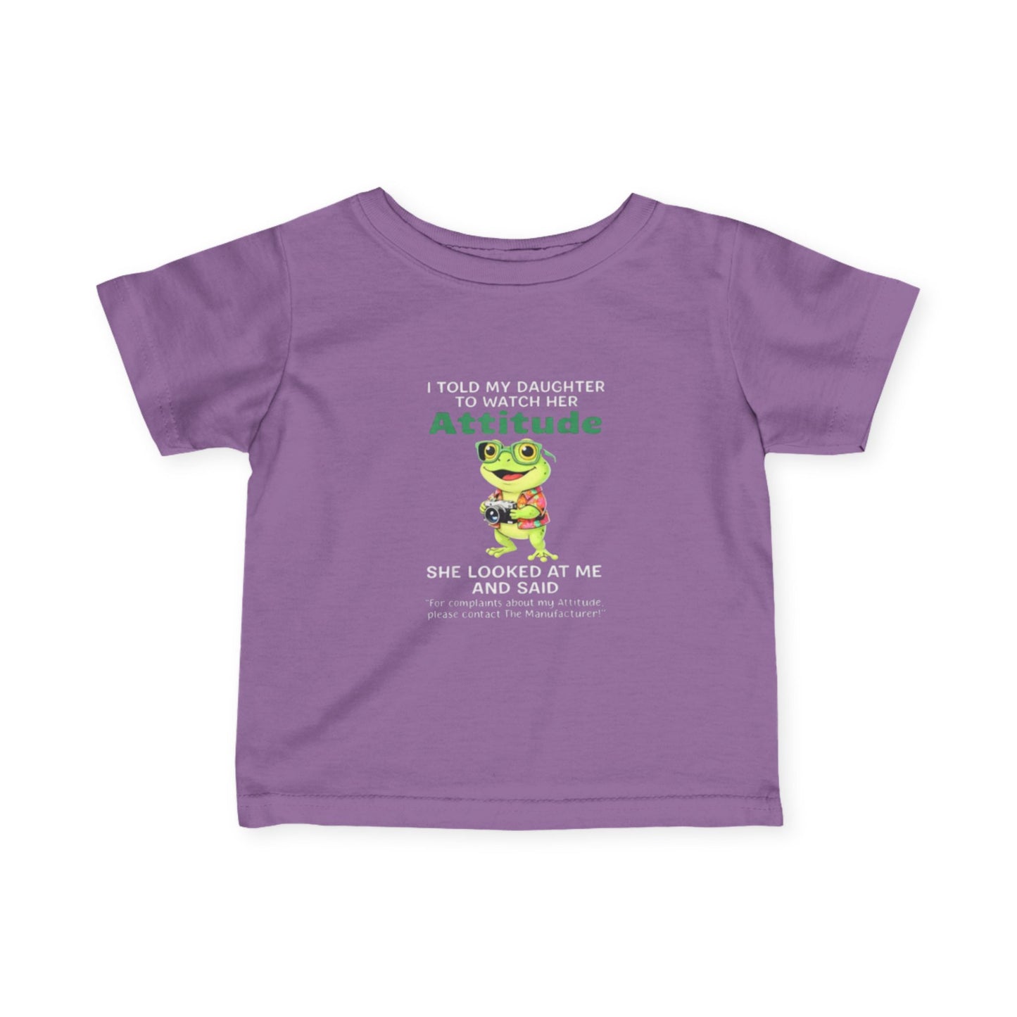 Daughter Complaints, Contact the Manufacturer Infant Fine Jersey Tee