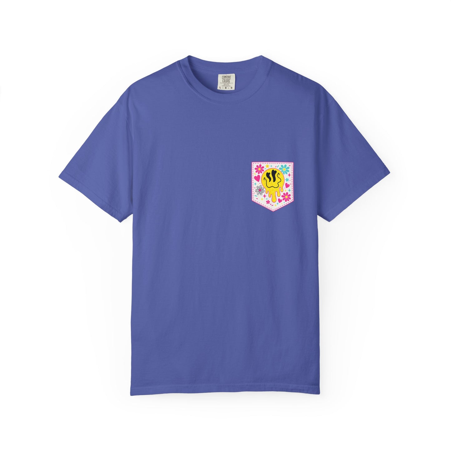 Social Moms Club T-Shirt — Colorful Retro Pocket Graphic Tee