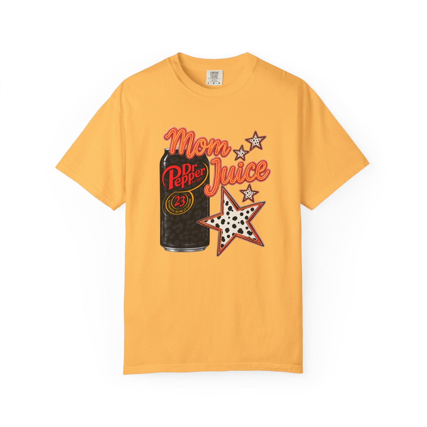 Mom Juice T-Shirt — Retro Dr Pepper Can Graphic Tee