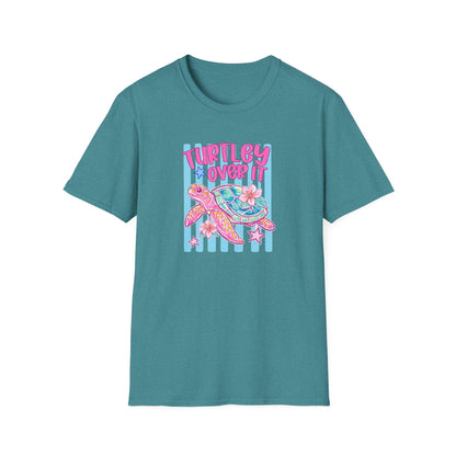 T-Shirt — "Turtley Loved It" Colorful Sea Turtle Graphic Tee