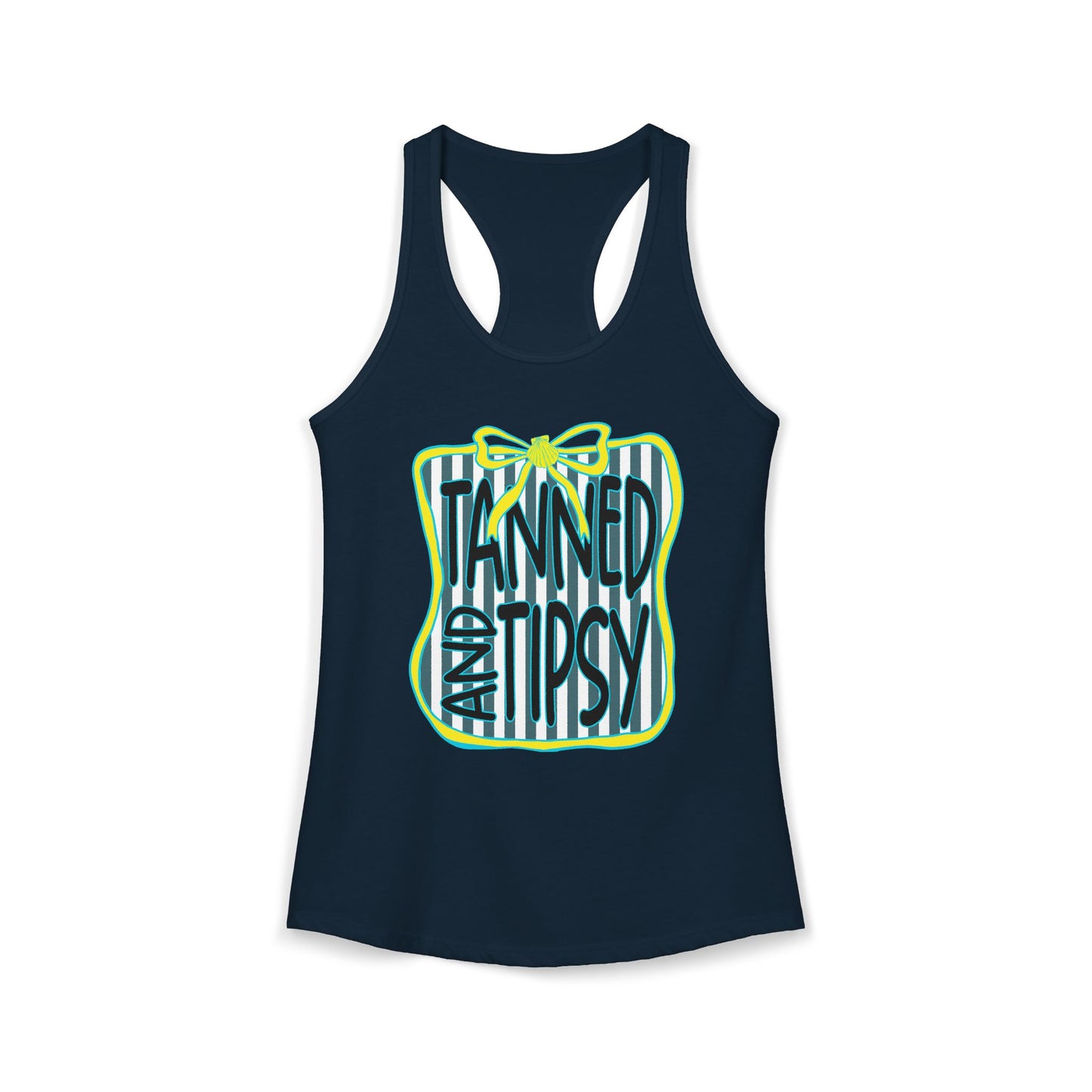 Tanned & Tipsy Racerback Tank