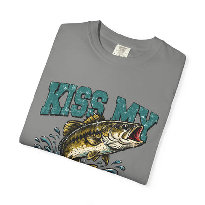 Kiss My Bass Fishing T-Shirt — Humorous Bass Angler Tee
