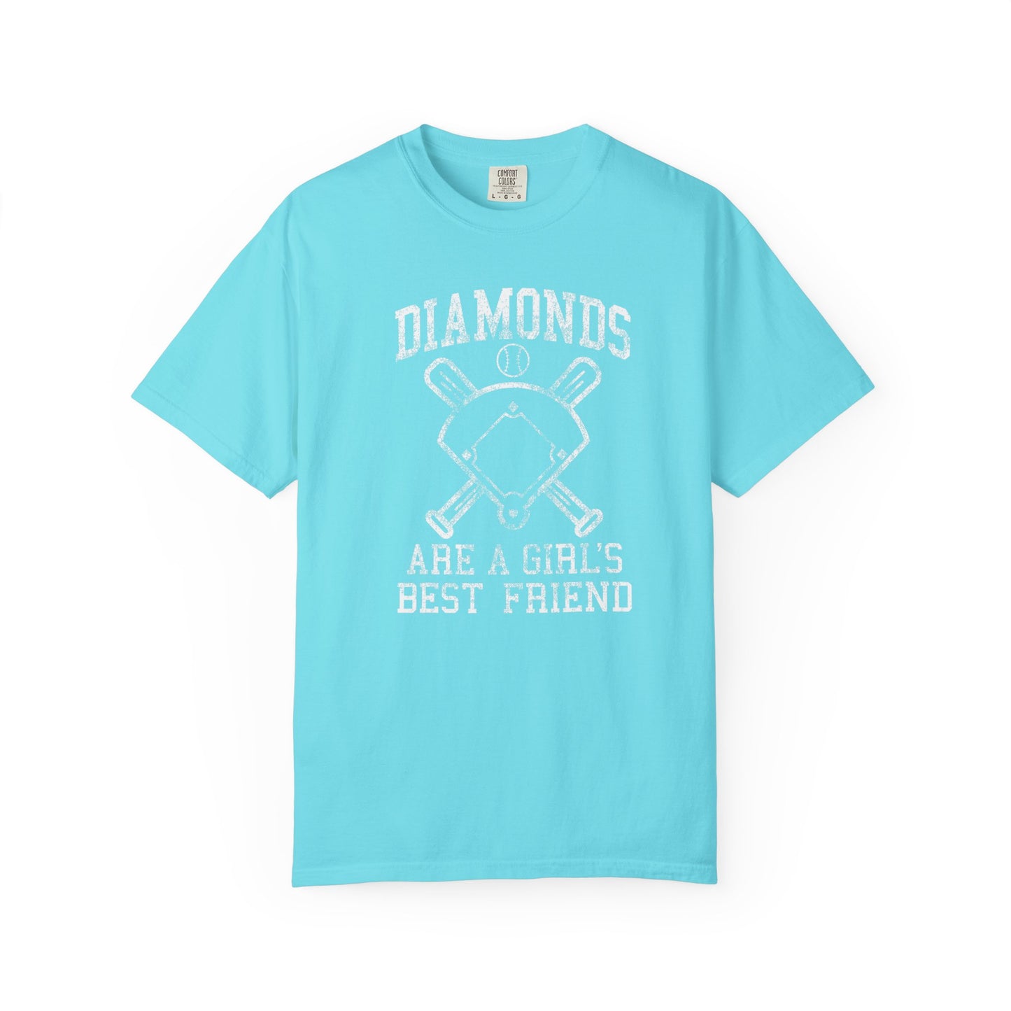 Baseball Diamonds Are A Girl's Best Friend T-Shirt – Women's Soft Vintage Baseball Tee