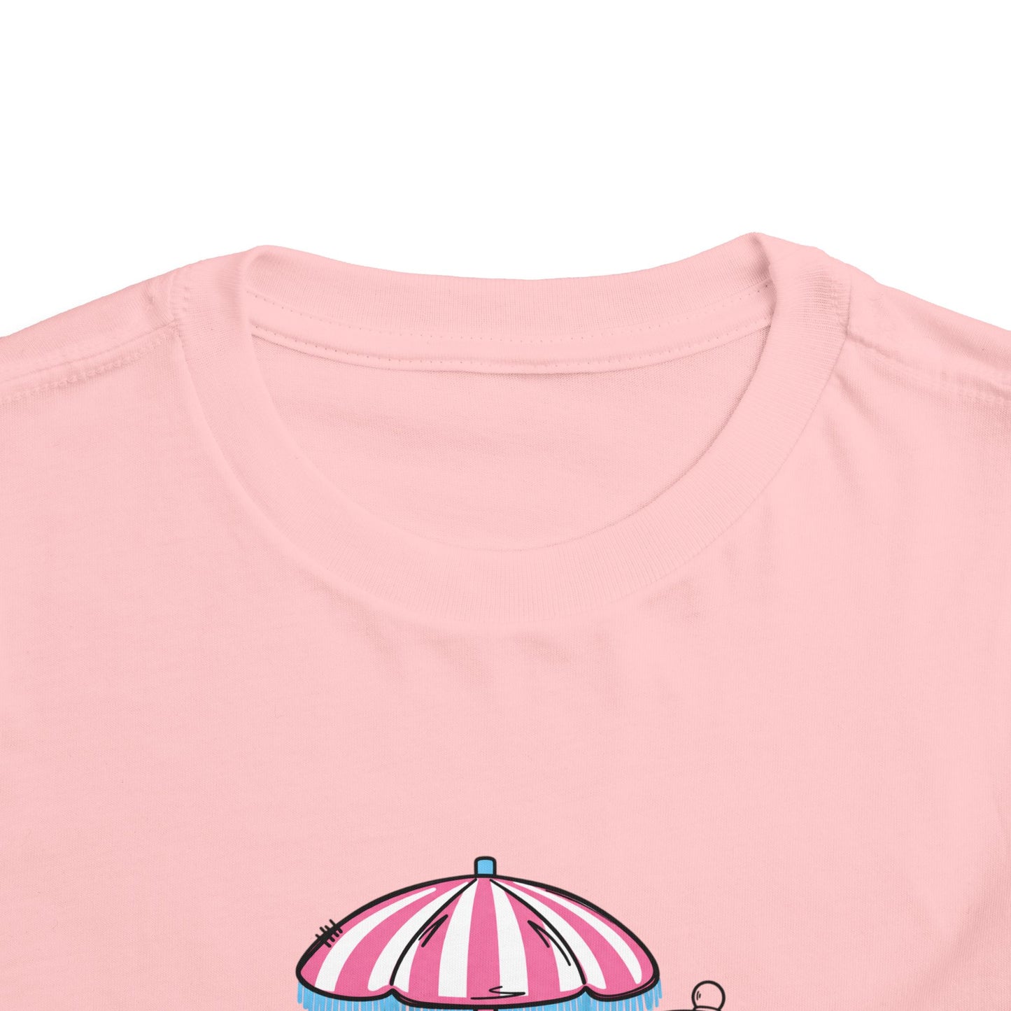 Toddler Tee — Cute Beach Umbrella & Sand Pail Design