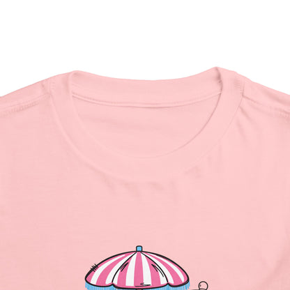 Toddler Tee — Cute Beach Umbrella & Sand Pail Design