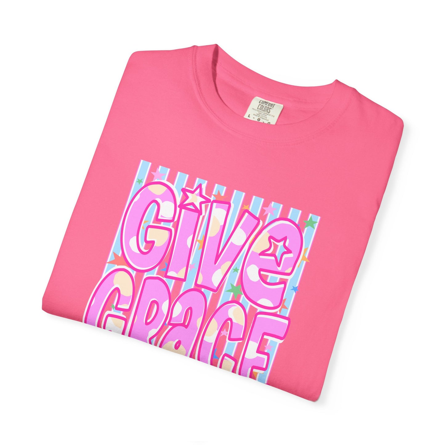 Give Grace T-Shirt — Pastel Retro Graphic Tee