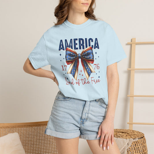 America 'Land of the Free' Patriotic T-Shirt