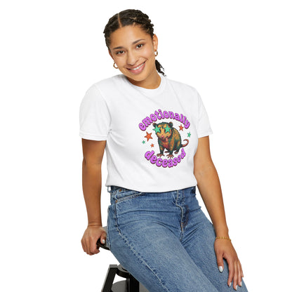 Emotionally Deceased T-Shirt — Vintage Cat Graphic Tee
