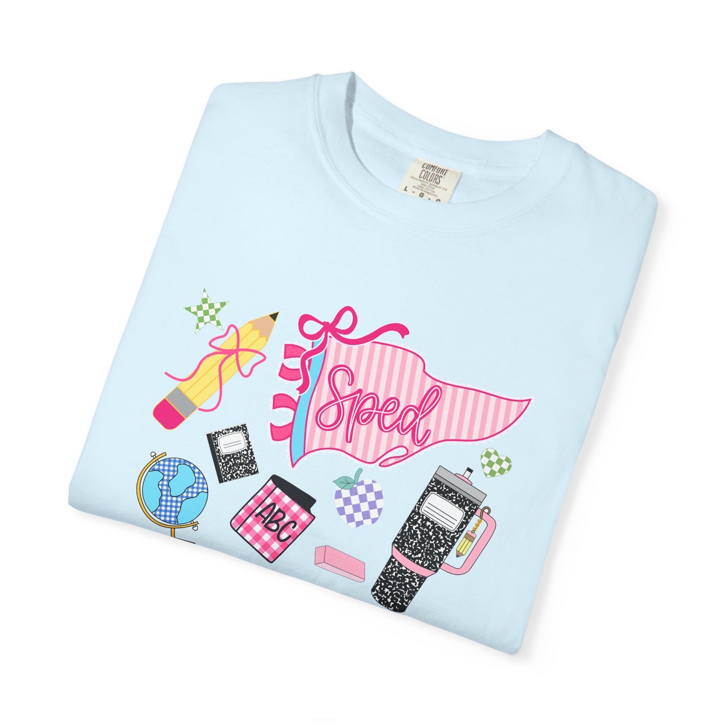 Retro Tech Collage T-Shirt — 'Speed' Graphic Tee for 90s Nostalgia
