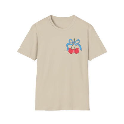 Patriotic Cherry T-Shirt — USA 1776 Fourth of July Graphic Tee