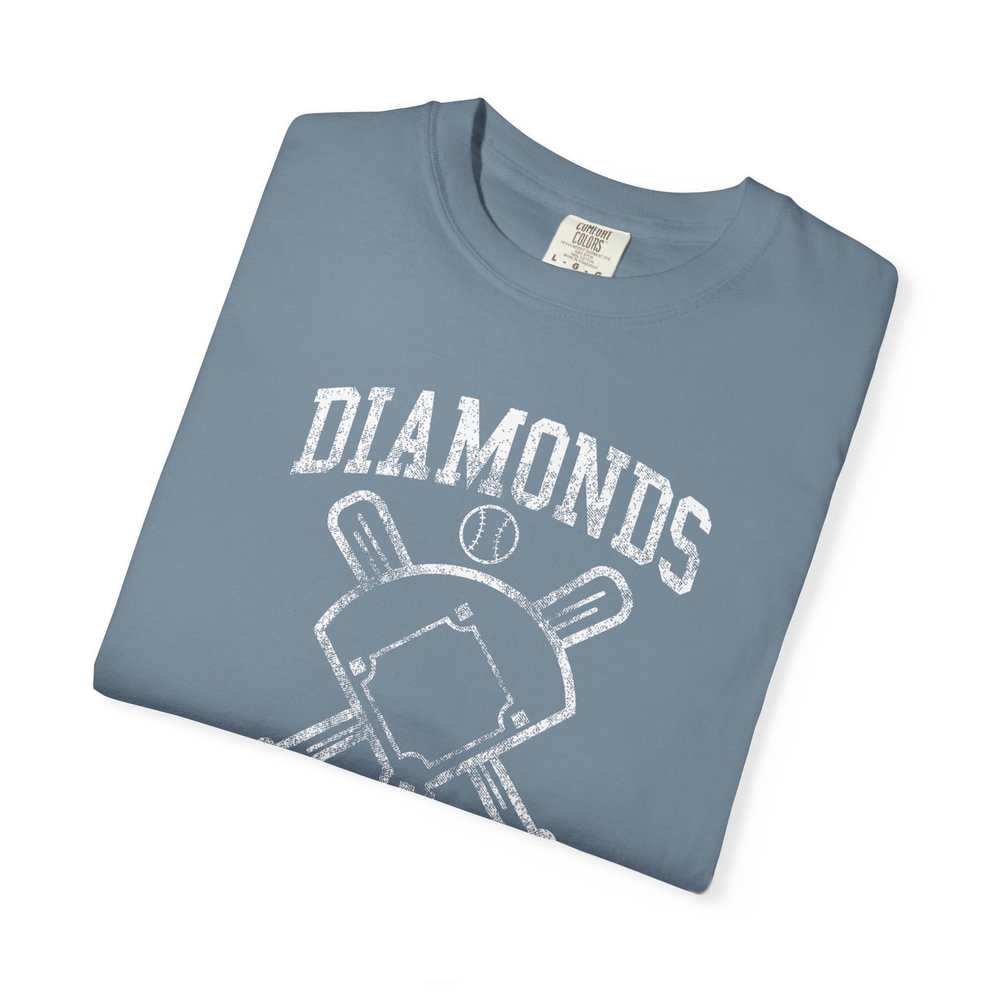 Baseball Diamonds Are A Girl's Best Friend T-Shirt – Women's Soft Vintage Baseball Tee