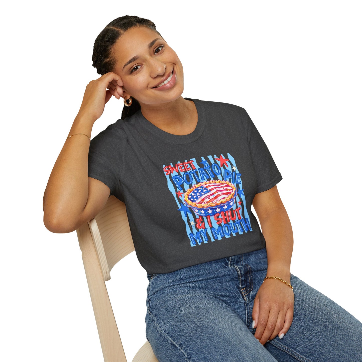 T-Shirt — 'Sweet Potato Pie' Patriotic Graphic Tee