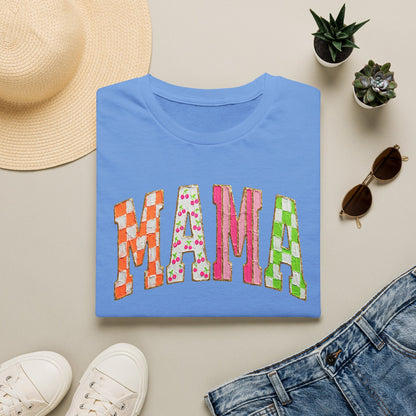 Mama Floral Patchwork T-Shirt
