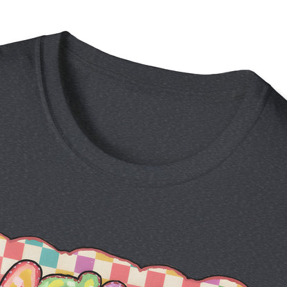 Mama Balloon Graphic Tee — Colorful Pastel Celebration Shirt for Moms