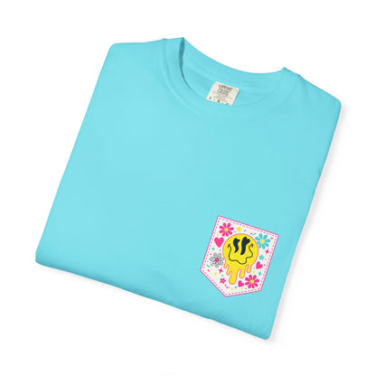 Social Moms Club T-Shirt — Colorful Retro Pocket Graphic Tee