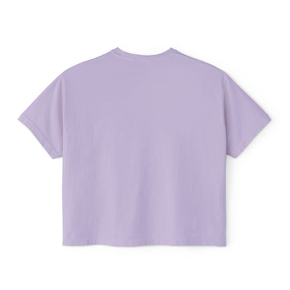 Retro Neon Makeup Graphic Tee — Women's Boxy Tee