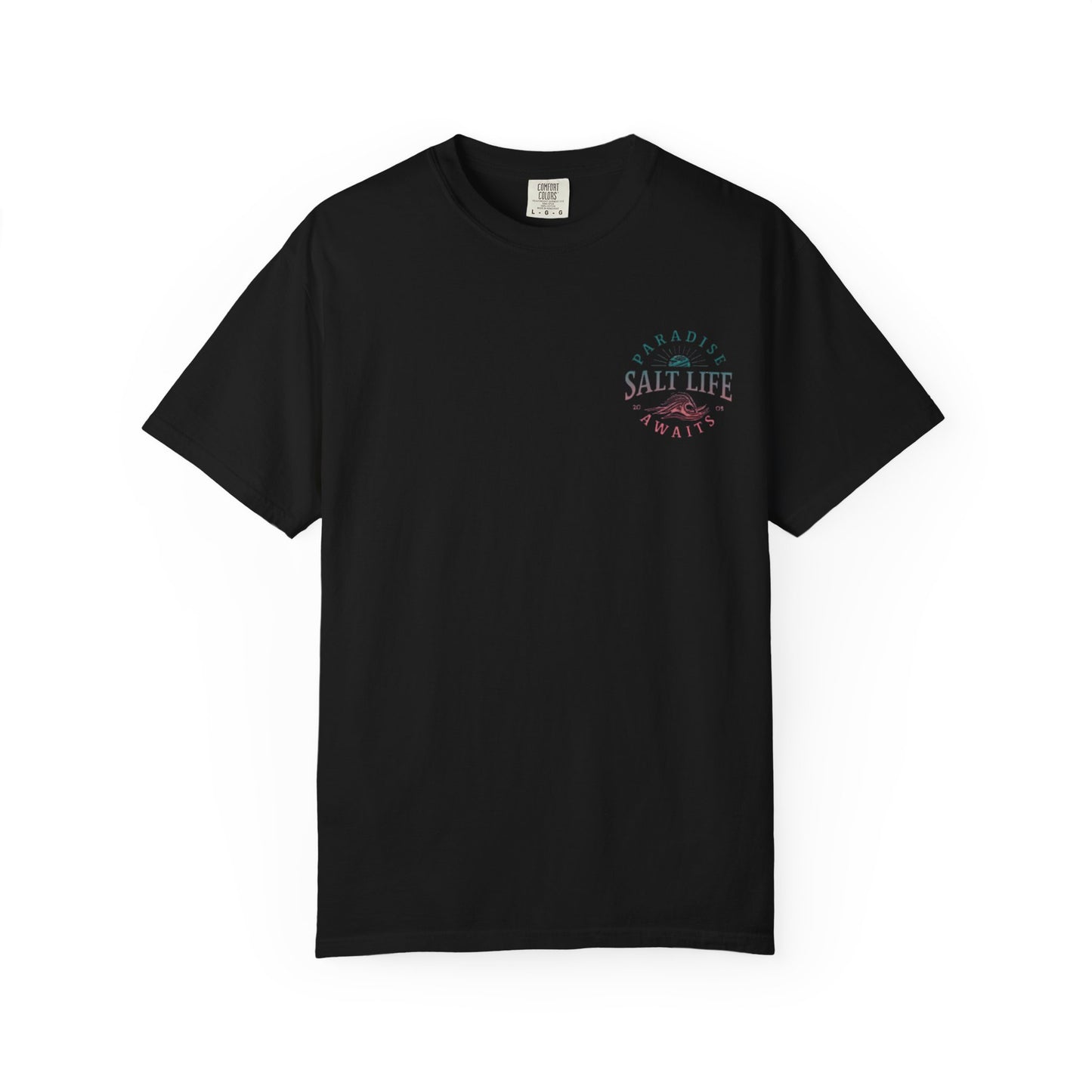 Salt Life Paradise Awaits Front & Back T-shirt