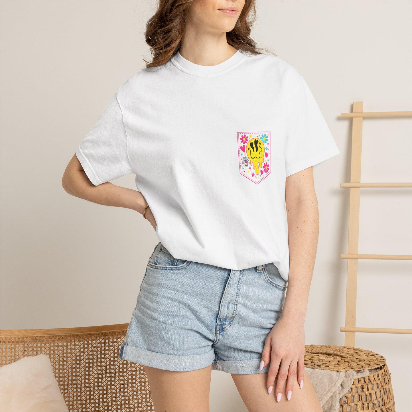 Social Moms Club T-Shirt — Colorful Retro Pocket Graphic Tee