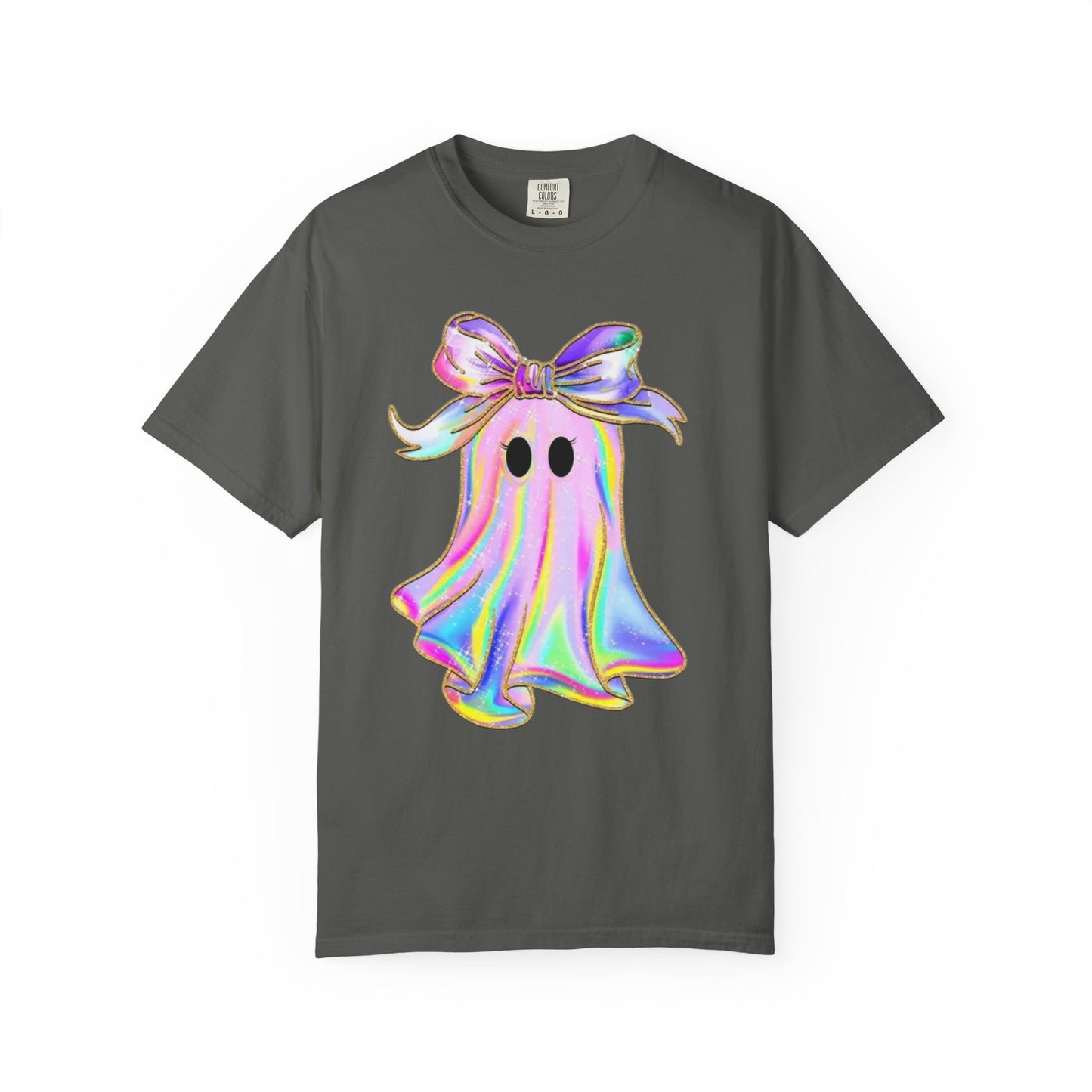 Holographic Bow Ghost T-Shirt