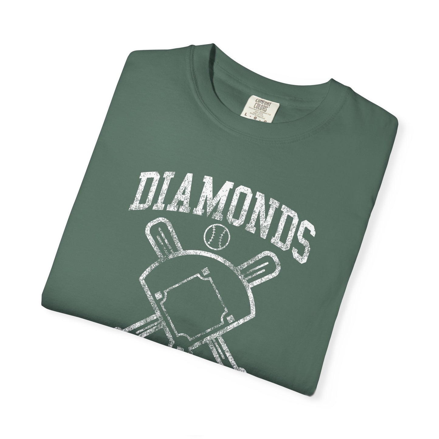 Baseball Diamonds Are A Girl's Best Friend T-Shirt – Women's Soft Vintage Baseball Tee