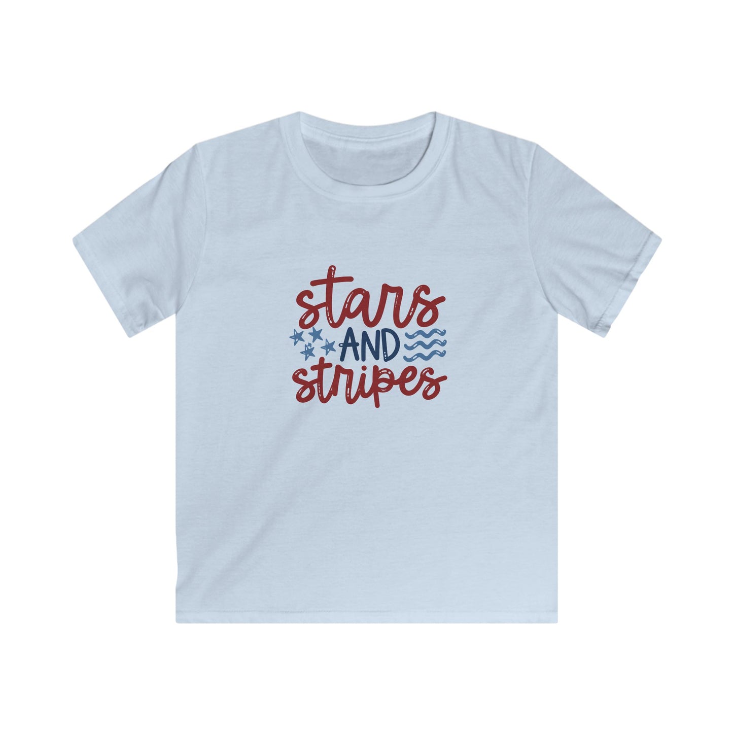 Kids Tee - "Stars and Stripes" Patriotic Fourth of July Shirt