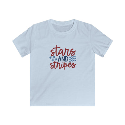 Kids Tee - "Stars and Stripes" Patriotic Fourth of July Shirt