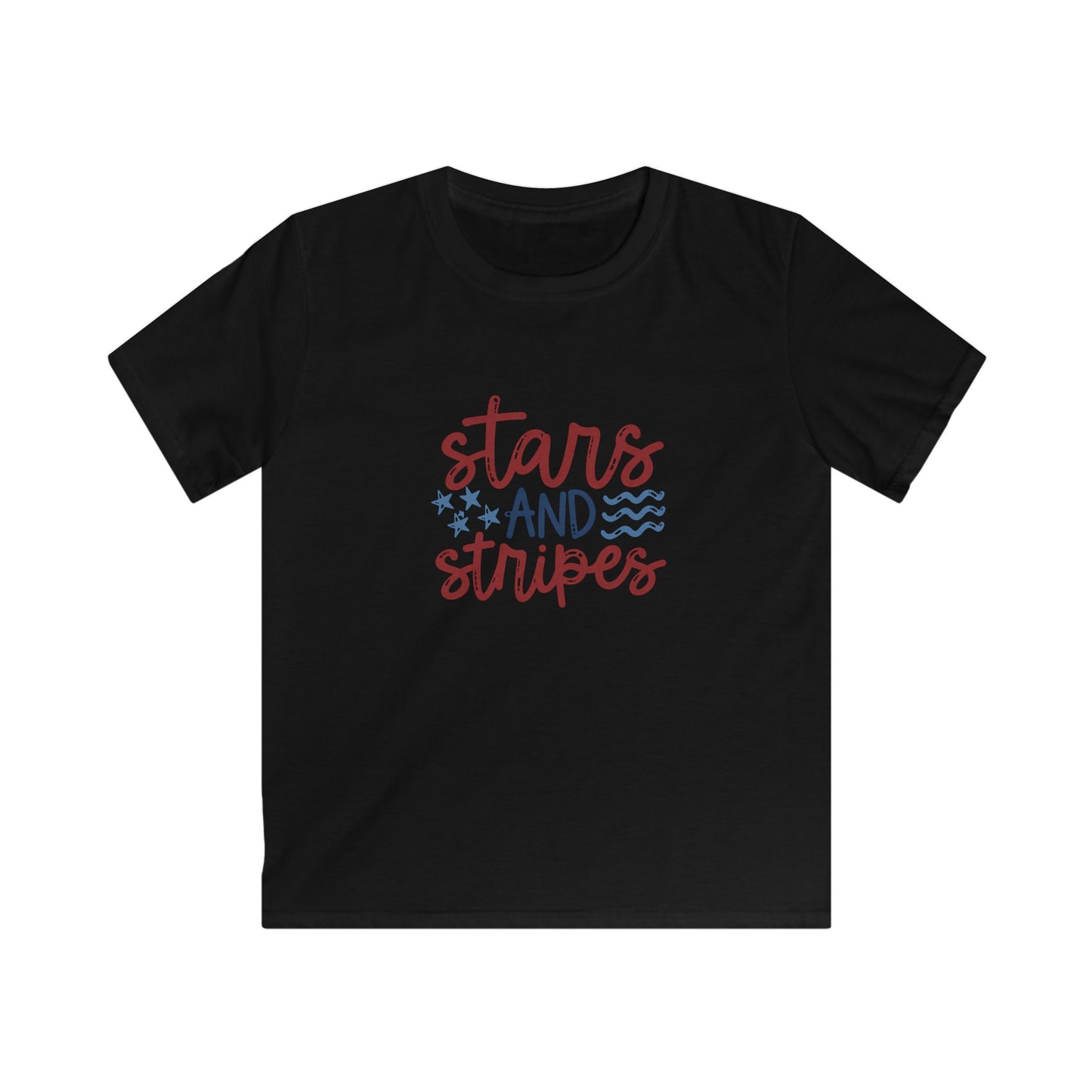 Kids Tee - "Stars and Stripes" Patriotic Fourth of July Shirt