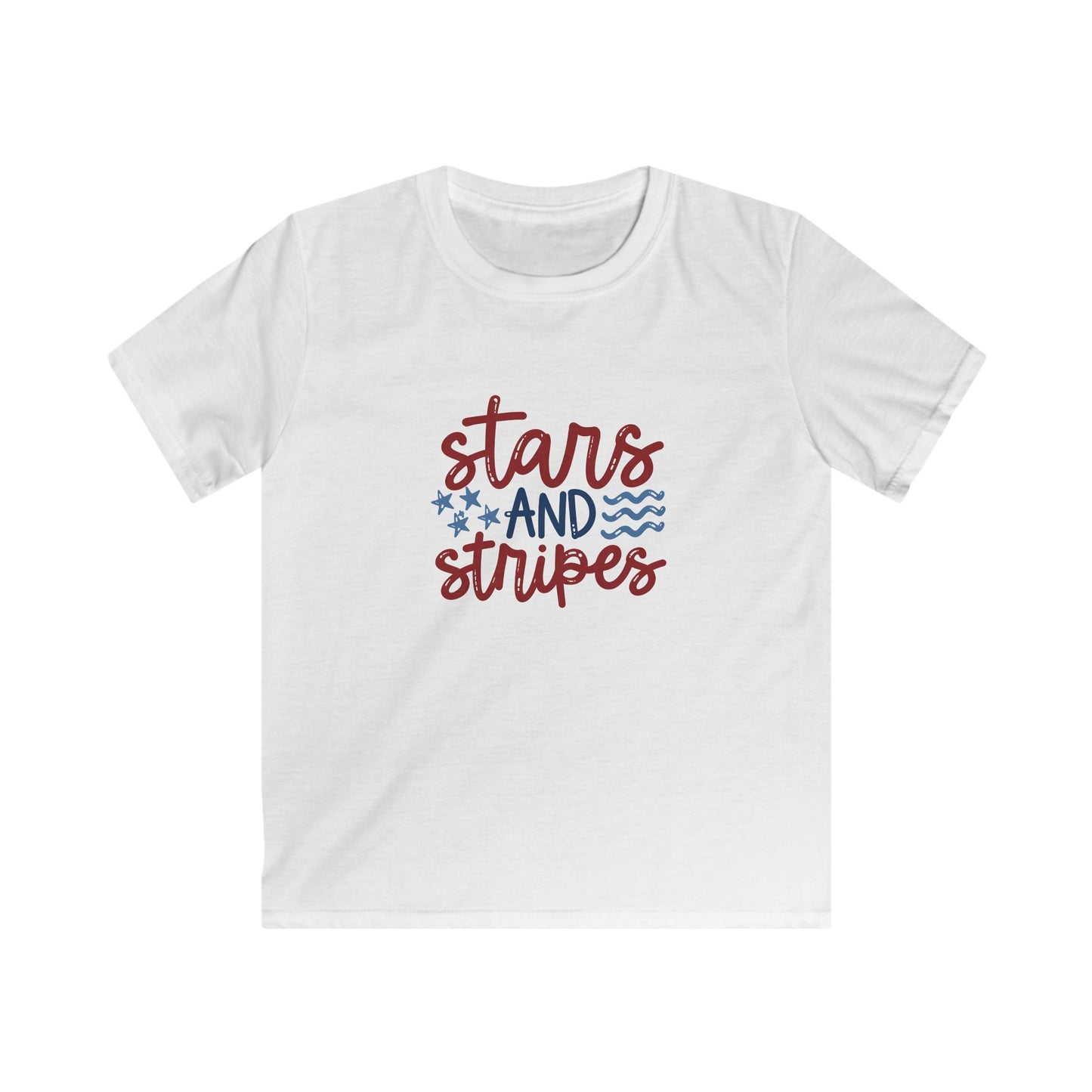 Kids Tee - "Stars and Stripes" Patriotic Fourth of July Shirt