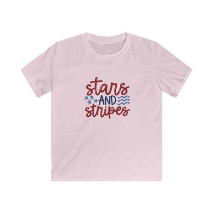 Kids Tee - "Stars and Stripes" Patriotic Fourth of July Shirt