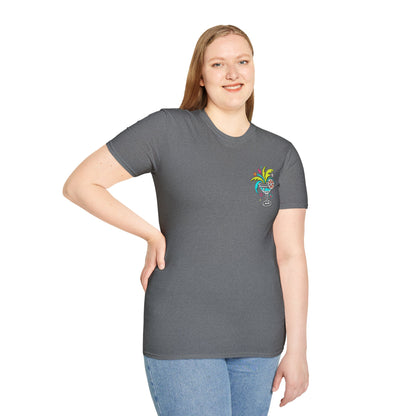 T-Shirt — "Tanned and Tipsy" Tropical Cocktail Graphic Tee