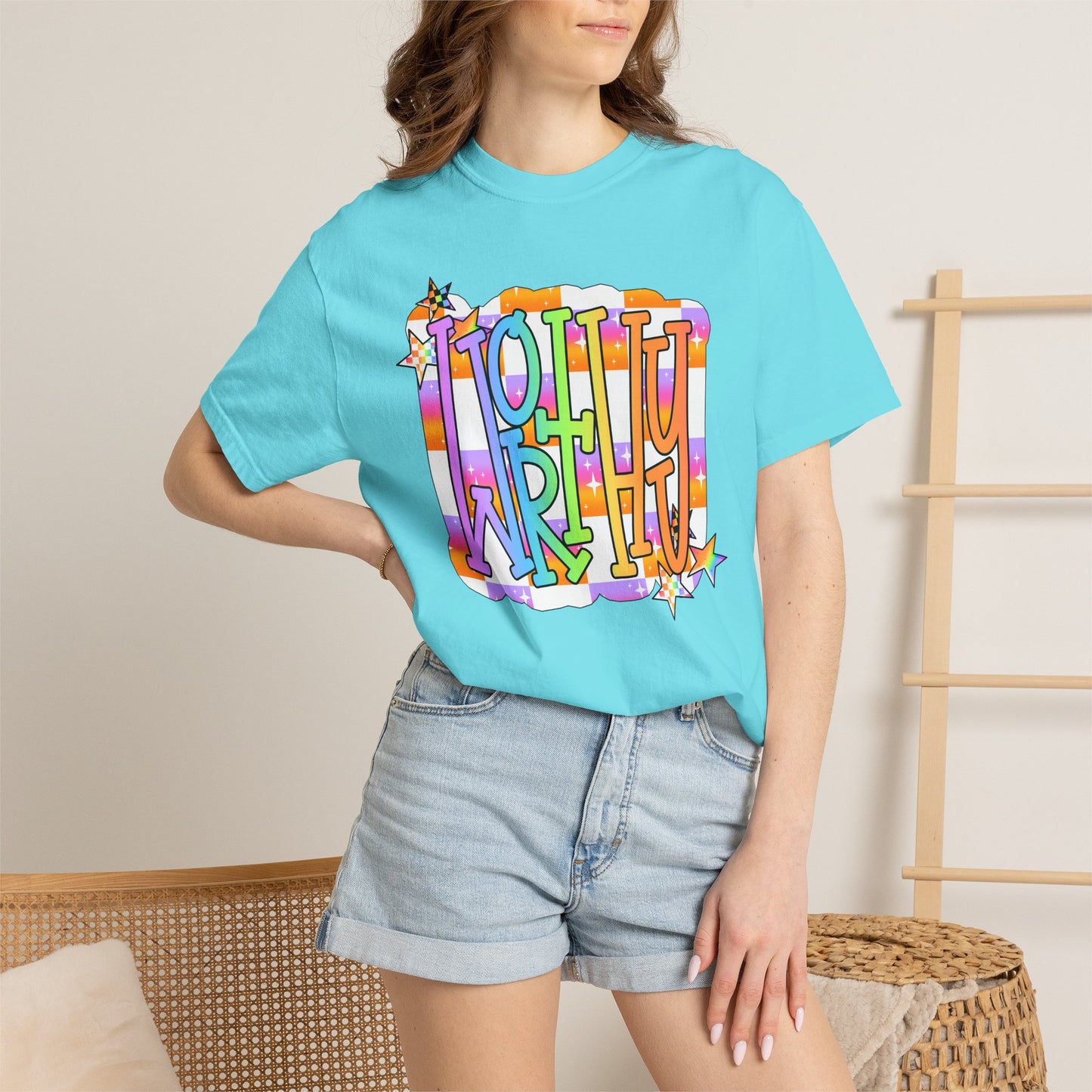 “WORTHY' Graphic T-Shirt — Positive Message Tee