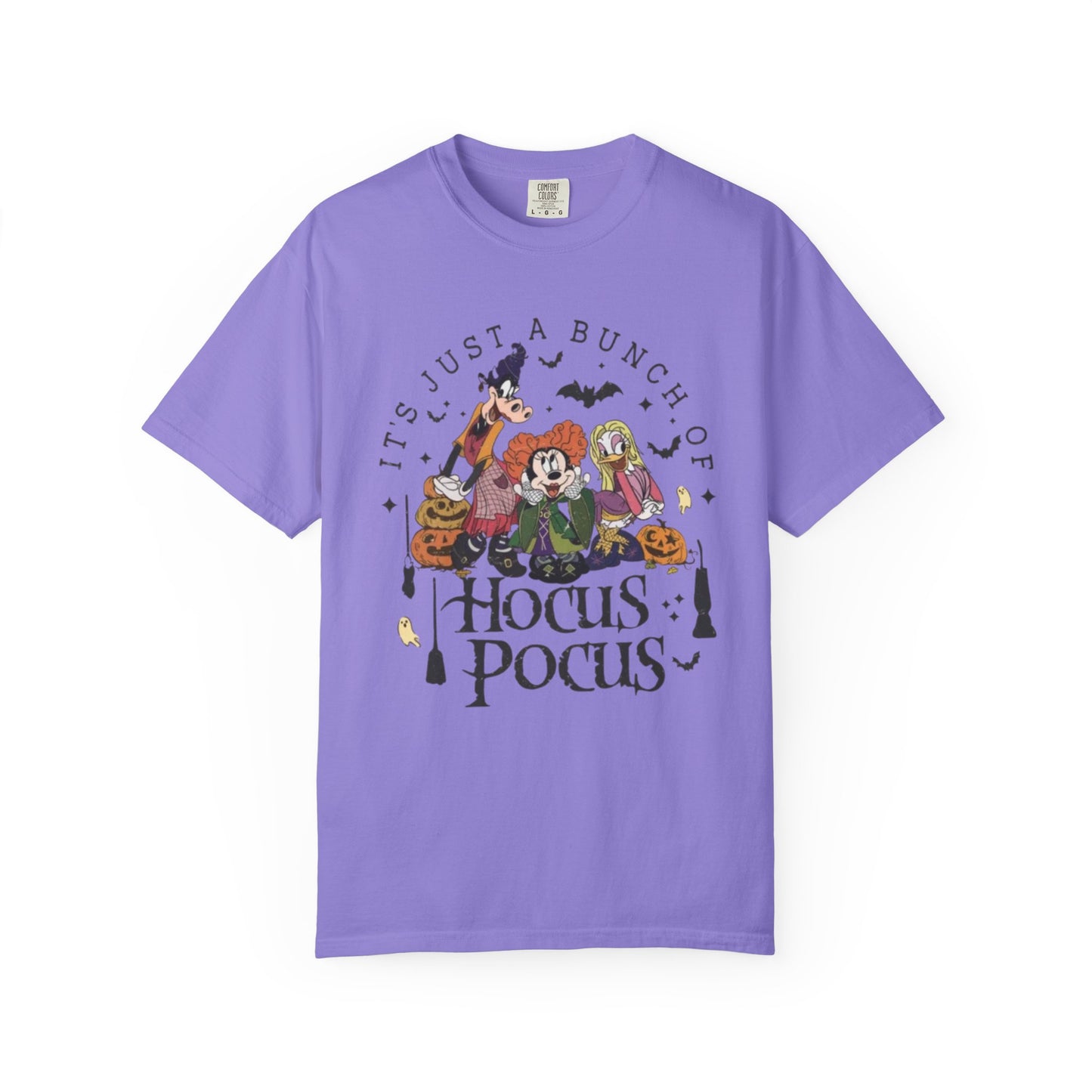 Hocus Pocus Halloween T-Shirt — "It's Just a Bunch of Hocus Pocus" Vintage Witch Tee