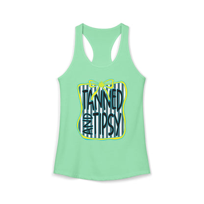 Tanned & Tipsy Racerback Tank