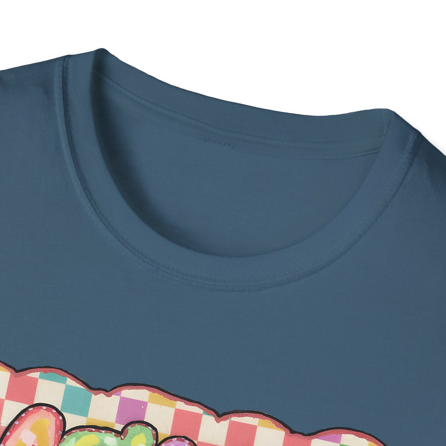 Mama Balloon Graphic Tee — Colorful Pastel Celebration Shirt for Moms