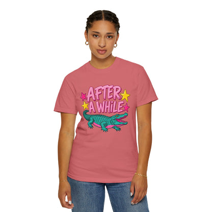 After A While Alligator T-Shirt — Retro Cartoon Gator Graphic Tee