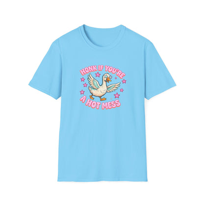 Honk If You’re A Hot Mess T-Shirt — Cute Vintage Dove Graphic Tee