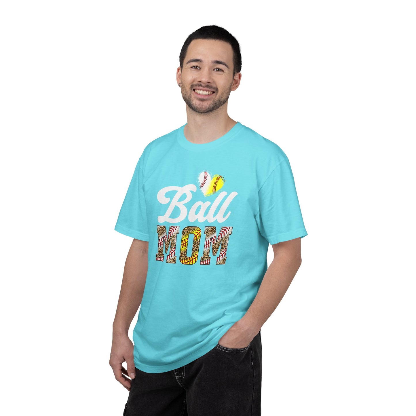 Mom Floral Pattern T-Shirt — Colorful Floral "MOM" Graphic Tee