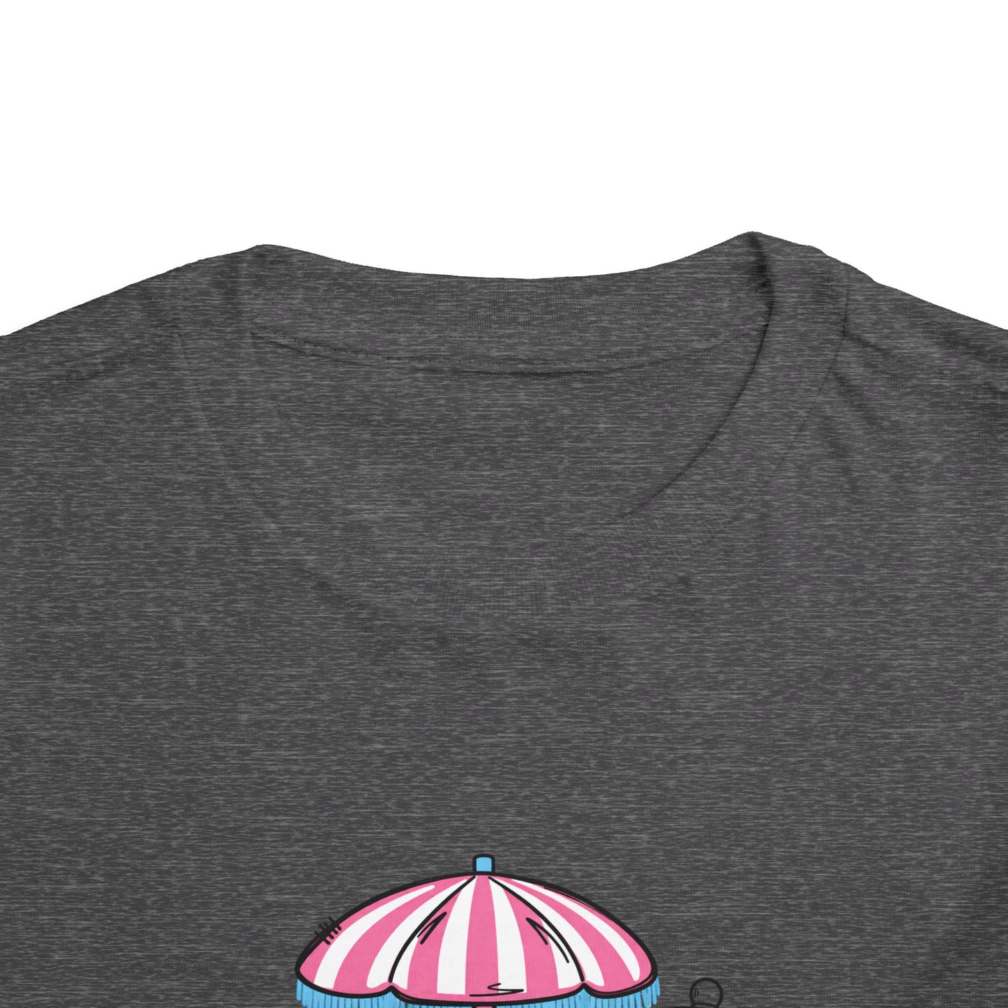 Toddler Tee — Cute Beach Umbrella & Sand Pail Design