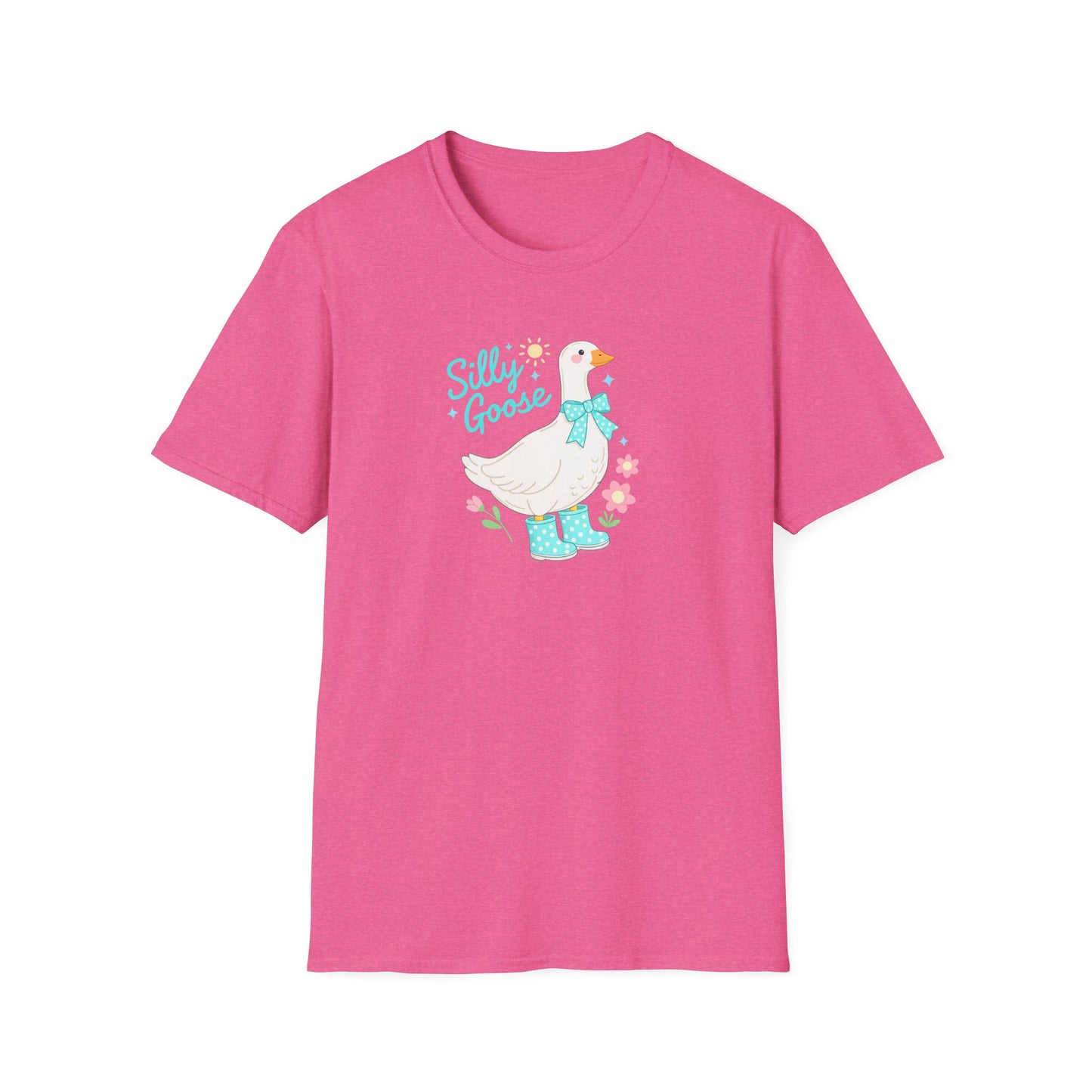 Silly Goose T-Shirt — Cute Duck Illustration Tee for Kids & Animal Lovers