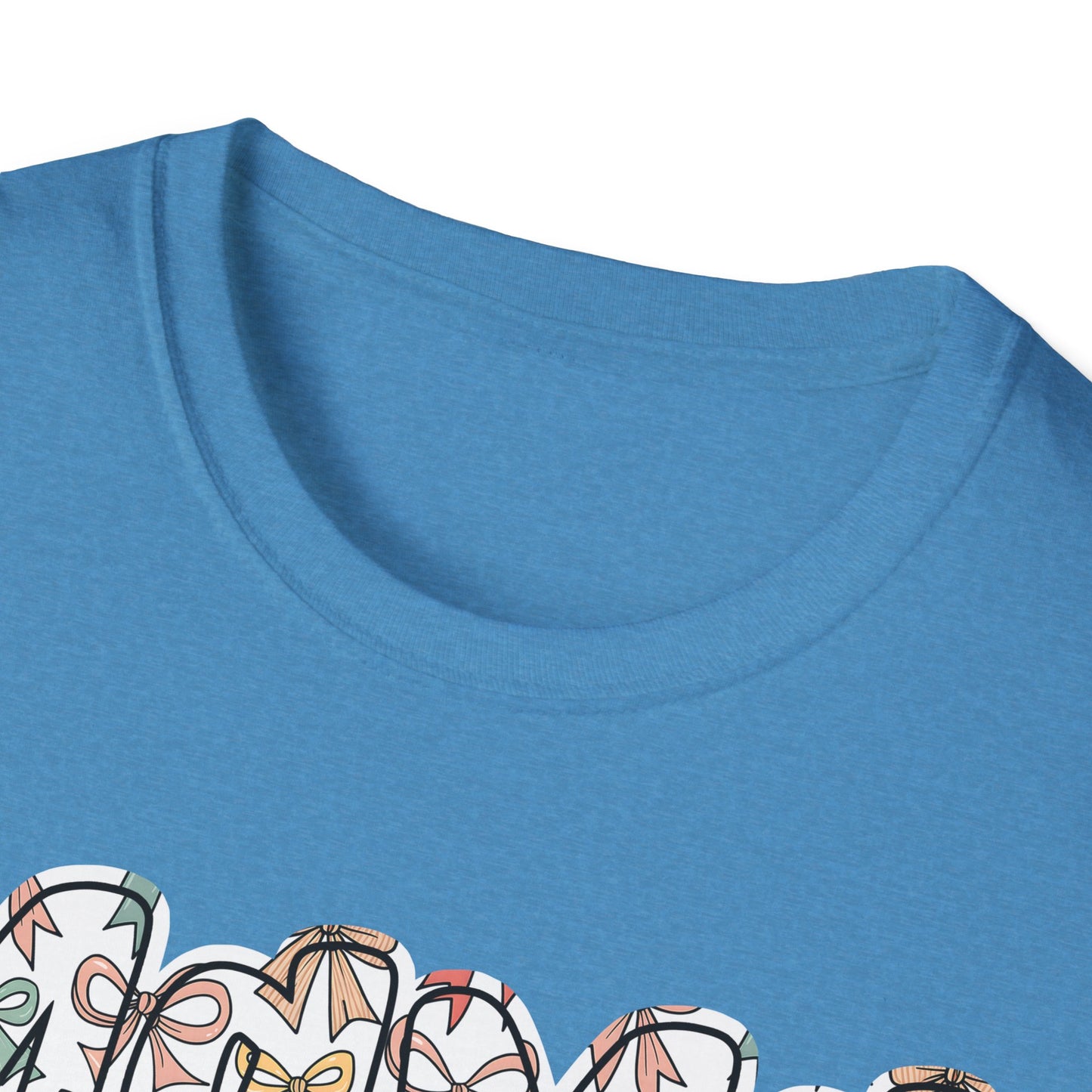 Mama Floral Typography T-Shirt — 'MAMA' Bow Graphic, Cute Mother's Day Gift